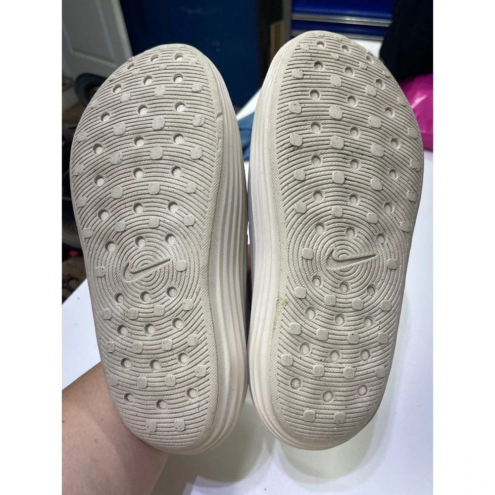 Nike ReactX Mules Sail Cream White Slip On Clogs Mens 9 Womens 10.5 DZ3547-100